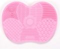Silicon Makeup Brush Cleaning Mat Makeup Brush Cleaner Pad Cosmetic Brush Cleaning Mat Portable Washing Tool Scrubber with Suction Cup. 