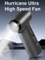 (Preorder) WIWU USB Rechargeable Hurricane Fan Handheld High Speed ​​Turbo Fan for Camping and Car Use Blowing and Suction 4 In 1 Design. 