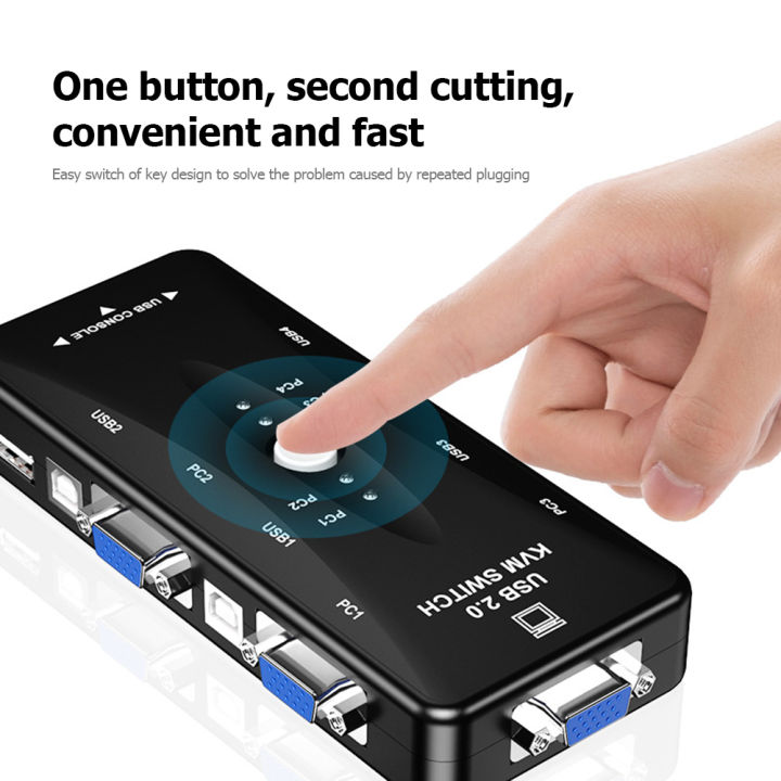 USB%20KVM%20Switcher%204%20Port%20VGA%20SVGA%20Switch%20Splitter%201920*1440%20VGA%20Video%20Switch%20For%20USB%20device%20Keyboard%20Mouse%20Monitor%20Adapter%20-%20Image%206