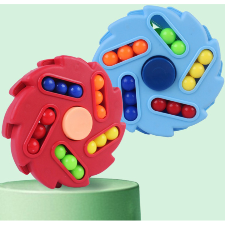 🌀 Finger Spinning Magic Bean Cube🌈🟡🟢🔴နှစ်ဘက် အရောင်စပ်လက်လှည့်🧠🌀 | Shop ...