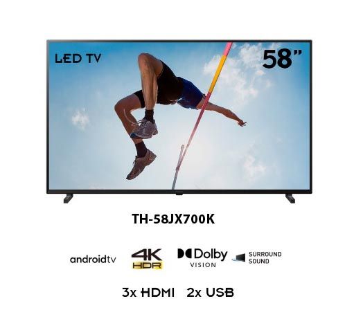 Panasonic 58"4K Android Smart LED TV(2021) TH-58JX700K
