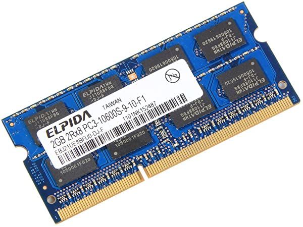 ELPIDA DDR3 Laptop RAM, PC3-10600S, 2GB