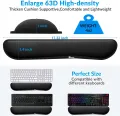 Gimars Premium Keyboard Wrist Rest Pad with High-Density Thicken Enlarge Memory Foam, Anti-Slip Rubber Base and Ergonomic Design for Office, Gaming, Computer, Laptop, Mac, Carpal Tunnel Pain Relief. 