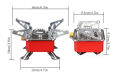 Golden Pyae Portable Camping Gas Stove Ultra Light Folding Electronic Ignition Outdoor Backpacking Picnic Hiking Barbecue Cooking Stove (သယ်ယူလွယ် အိတ်ဆောင် မီးဖို). 