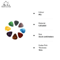 Guitar Pick Paturm (ဂစ်တာ ပက်ထရမ်) 5pcs Package. 
