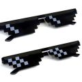 Mosaic Sunglasses Trick Toy Glasses Funny Pixel Glasses For Women And Men. 