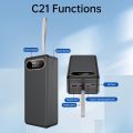 21PCS 18650 Battery Box DIY Mobile Power Case Solderless 22.5W Fast Charging DC/USB/Type-C Output With LED Light (ESS Gadgets). 
