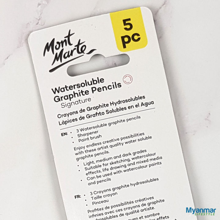 Water-Soluble%20Graphite%20Pencils%20-%20Mont%20Marte%20-%20Image%203