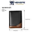 (Preorder) MENSPE Wallet RFID Card Holder Security Card Case Anti-theft RFID Blocking Wallet PU Leather အမျိုးသားသုံးပိုက်ဆံအိတ်. 