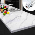 7'x2' Marble Effect Vinyl Wallpaper Self Adhesive Waterproof Wall Sticker ဆီပေခံ ၇ပေx၂ပေ. 