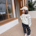 (Preorder) New Boys and Girls Cotton Embroidered Sports Two-piece Set, Soft and Comfortable. 