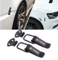 Black Universal Car Bumper Clip Lock Clip Kit for Racing Car, Truck (Small) 2 pcs. 