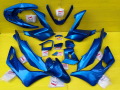 (Preorder) PCX150 Shell, All Blue, Model-Specific (2016-2017). Genuine HONDA parts. Includes 15 pieces as shown. Free shipping.. 