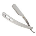 🧔🏻‍♂️ သင်တုန်းဓါး Stainless Steel Cut Throat Folding Razor Straight Shenzhen Razor with Long Blade for Barber Shop Shaving. 