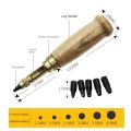 DIY Hand Craft Multi-function Puncher 6-Different Size of Punch Hole Automatic Book Drill School Office Household Shop Use Puncher Tool Set. 