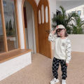 (Preorder) New Boys and Girls Cotton Embroidered Sports Two-piece Set, Soft and Comfortable. 