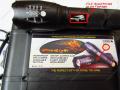 FireLight T6-02 O2, Advanced Professional Flashlight High lumens 900 lm, Lighting range 90m, XM L-T6 LED, FRANCE brand. France Goods Export. 