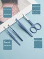 Stainless Steel Professional Pedicure Kit Nail Scissors Grooming Kit - Portable Travel Nail Manicure/Pedicure Tools kit for Men and Women with PU Leather Case. 
