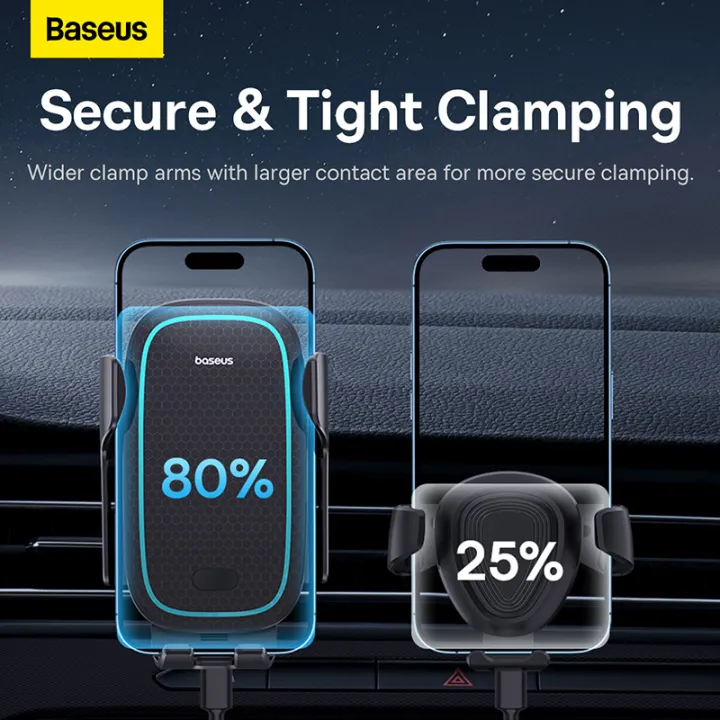 (Preorder)%20Baseus%20Car%20Charger%20Milky%20Way%20Pro%20Series%20Wireless%20Charging%20Electric%20Car%20Mount%20Phone%20Holder%2015W%20Cluster%20Black%20-%20Image%206