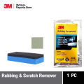 (Preorder)  3M™ Rubbing Compound, a scratch and smudge remover, 30 ml sachet, and a hand-sanding sponge, 1-inch grit sandpaper, No. 8000.. 