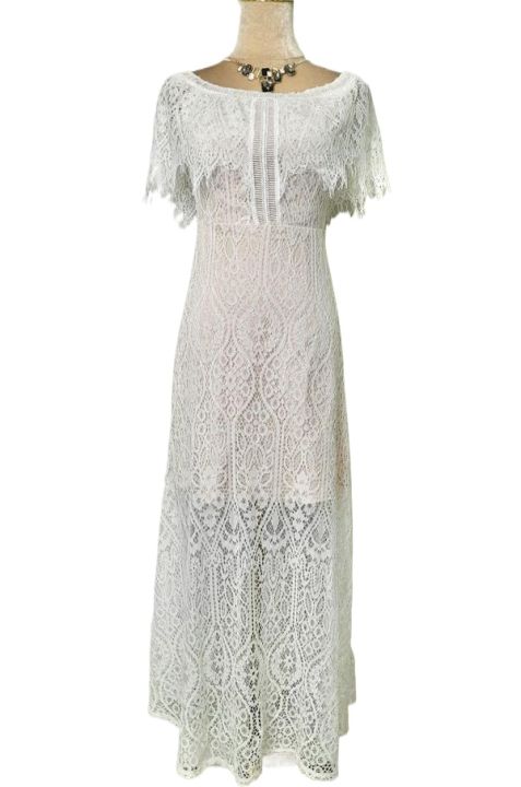 ပွဲတက်ဂါဝန် တက်တင်းဇာ ကိုယ်ကပ်ဂါဝန်အရှည် ဇာသားအရမ်းကောင်း Body Fit Lace Dress AyeyarMark