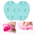 Silicon Makeup Brush Cleaning Mat Makeup Brush Cleaner Pad Cosmetic Brush Cleaning Mat Portable Washing Tool Scrubber with Suction Cup. 