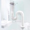 Washing Basin Drain Pipe ( Flexible White ). 