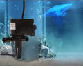 Fish tank filter three-in-one multi-functional water filter with telescopic household silent submersible pump. 