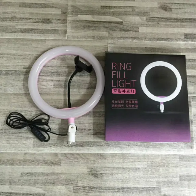 Golden%20Pyae%20Dimmable%203%20Color%20Photo%20Studio%2026cm%203200K-5600K%20Photography%20Phone%20Video%20LED%20Ring%20Light%20Lamp%20%20For%20iphone%20Samsung%20Xiaomi%20Canon%20Camer%20-%20Image%203