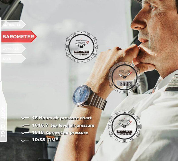 (Preorder)NORTH%20EDGE%20GAVIA2%20Men%20Diving%20Sports%20Digital%20Watch%20Men%20Outdoor%20Smart%20Watch%20Military%20Army%20Luxury%20Full%20Steel%20Business%20Waterproof%20200M%20Altimeter%20Barometer%20Compass%20Diving%20Calorie%20Temperature%20-%20Image%205