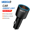(Preorder)MeeGoo 3-port car charger 165W Quick Charge, decorative lights For Xiaomi Samsung Oppo. 