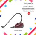 HITACHI 1600W Powerful Bagless Vacuum Cleaner, High Suction Power With 5L Big Dust Capacity, Cloth Filter, Blower Function, Rug, Floor & Crevice Nozzle, Brush, CV-W1600. 