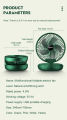 8 Inch Rechargeable USB Mini Foldable Fan Office Household Fan Desktop Portable Air Circulating Electric Fan. 
