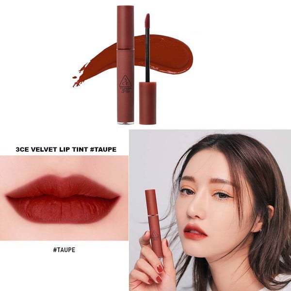 3ce Stylenanda velvet lip tint-Taupe