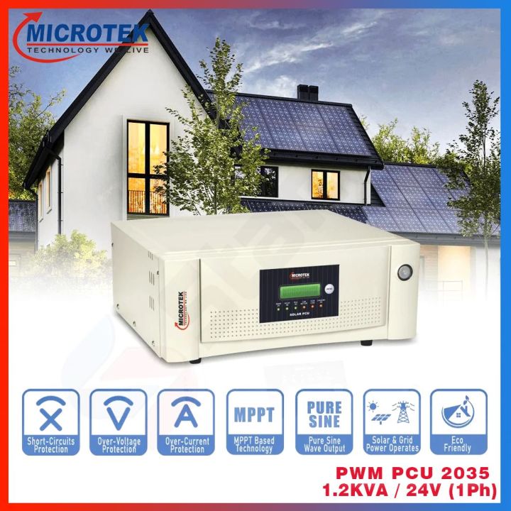 MICROTEK PCU SOLAR Inverter- 1735 VA Hybrid