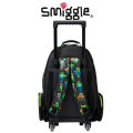 [Smiggle] Singapore Preorder Minecraft Trolley Backpack With Light Up Wheels Black. 