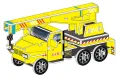 Golden Pyae_ Cartoon Cardboard Jigsaw Puzzle 3D Paper Model Building Kits diy House 3D Puzzle Toys for Kids Games Educational Toys Gifts (ကားကတ်ထူ). 