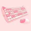 iBis_ PREMIUM QUALITY ORIGINAL GEEZER BRAND MOFII Wireless Cute Cat 84 Keys Keyboard Mouse Combo Set. 