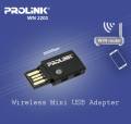 Prolink Wireless N Mini USB Adapter 300Mbps WEP WPA2 WPS WMM for Laptop Desktop. 