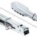 Kitchen Food Tong Clipper - Stainless Steel. 