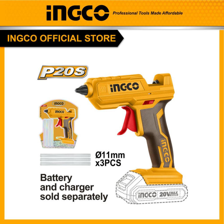 (Preorder) INGCO(INGCO)| Tools | Cordless Glue Gun 20v CGGLI2001