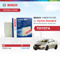 (Preorder) Bosch Aeristo Standard Cabin Filter for Toyota Vios, years 2002-2007. Filters cabin air and pollen.. 