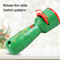 Christmas Children's Projector Flashlight,Christmas Toy Projection Flashlight,24 Christmas Pattern Projection lamp,Santa Patterns Bedtime Cognition Fun Torch Education. 