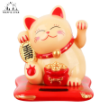 Japanese lucky cat Solar cell energy (အခန်းတွင်းအလှဆင် လာဘ်ခေါ်ကြောင်ရုပ်). 
