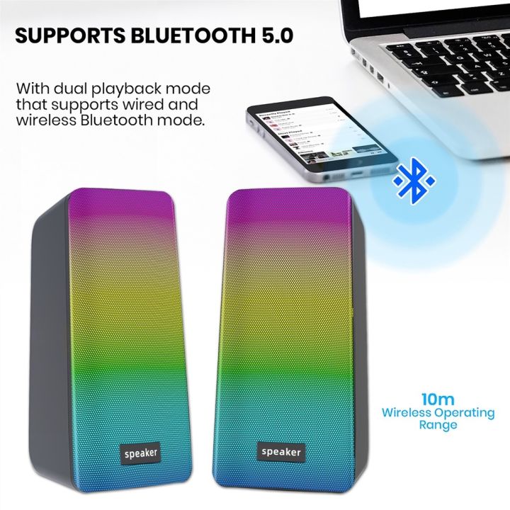 Tech%20Infinite%20E-1080%20Wireless%20Bluetooth%20Speaker%20with%20RGB%20Light%20Subwoofer%20Speaker%20Stereo%20USB%20Audio%20Sound%20Box%20Mini%20Speaker%20for%20PC%20Gamer/Computer/TV/Phone/Laptop%20(Note:%20Need%20external%20power%20supply%20to%20operate)%20-%20Image%205