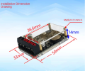 XY-P15W Dual Channel Stereo Bluetooth 5.0 30W+30W audio High Power Amplifier Board DC 8V-24V. 