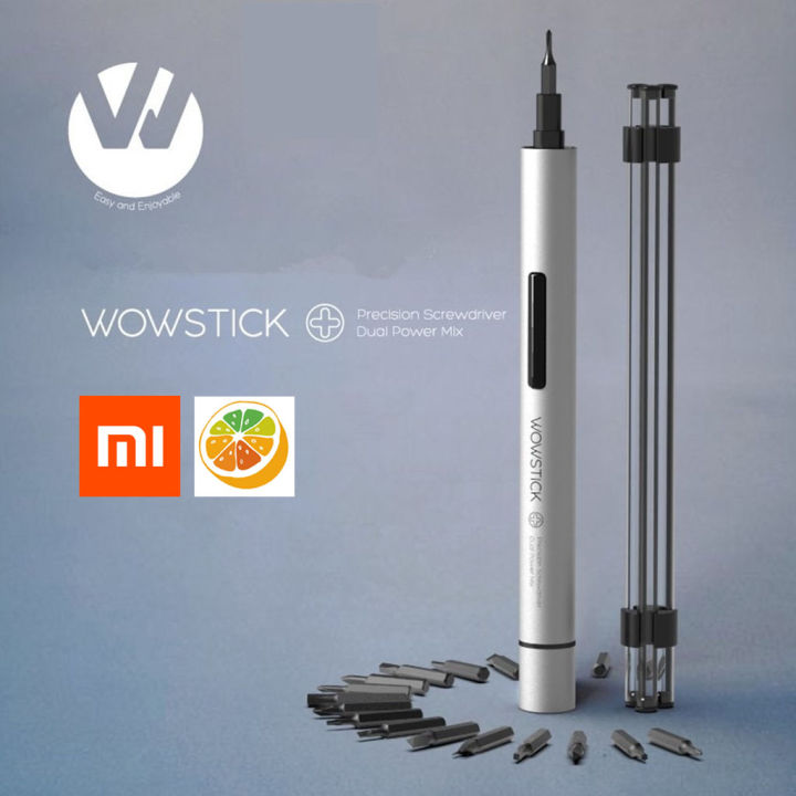 Xiaomi Wowstick Try 19 in 1 Mini Portable Electric Screw Driver Cordless Power Work With Smart Home Kit Products