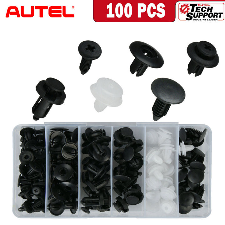 (Preorder)Autel 100pcs Automotive Plastic Rivets, Car Bumper Rivets ...