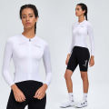(Preorder)  Santic Women's Long Sleeve Cycling Jersey, Breathable, Reflective, Back Pocket, UPF 50+, Asian Size KL25C01181. 