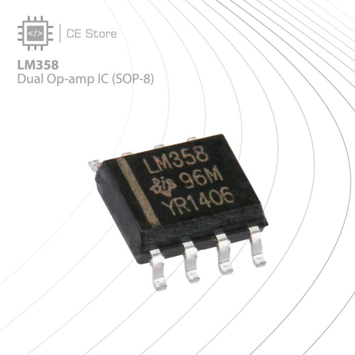 LM358 Dual Op-amp SMD IC (SOP-8) - CE Store